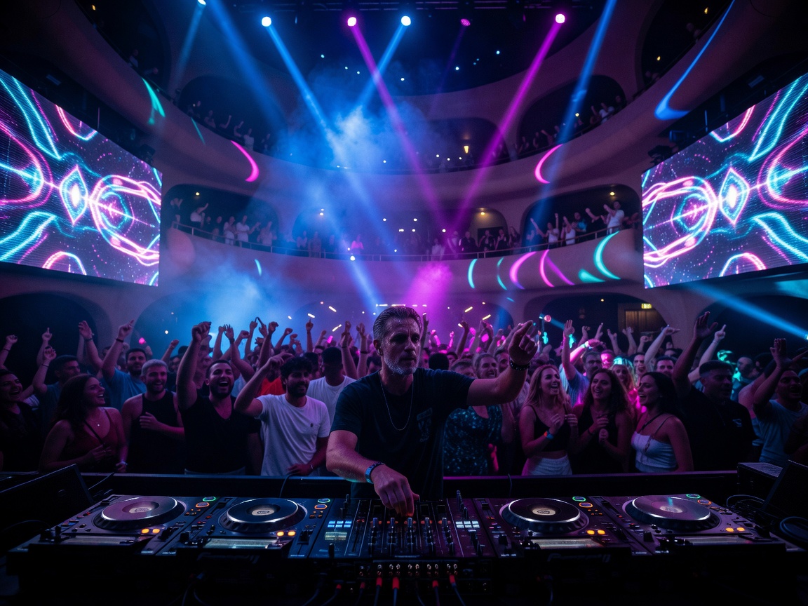 Hï Ibiza Theatre main room laser performance